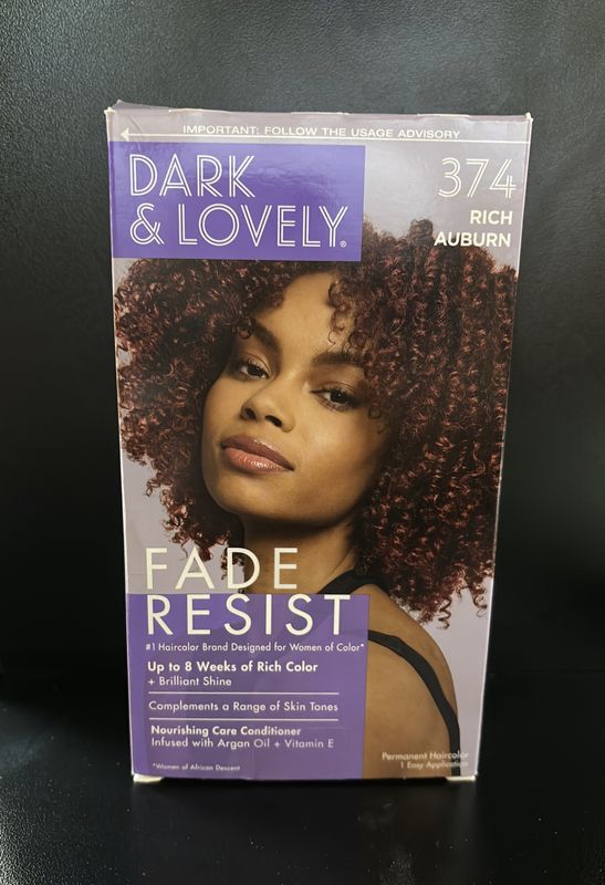Dark and lovely 374 rich auburn fade resist hair color