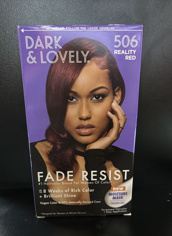 Dark and lovely 506 reality red fade resist hair color