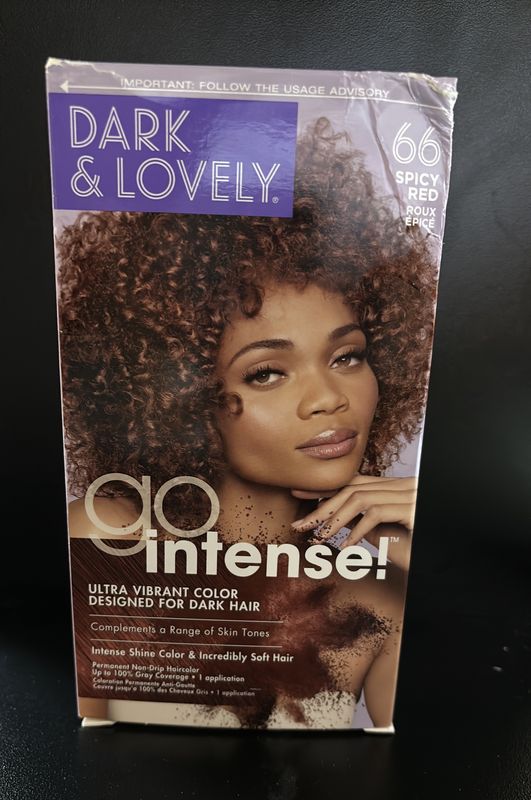 Dark and lovely 66 spicy red hair color