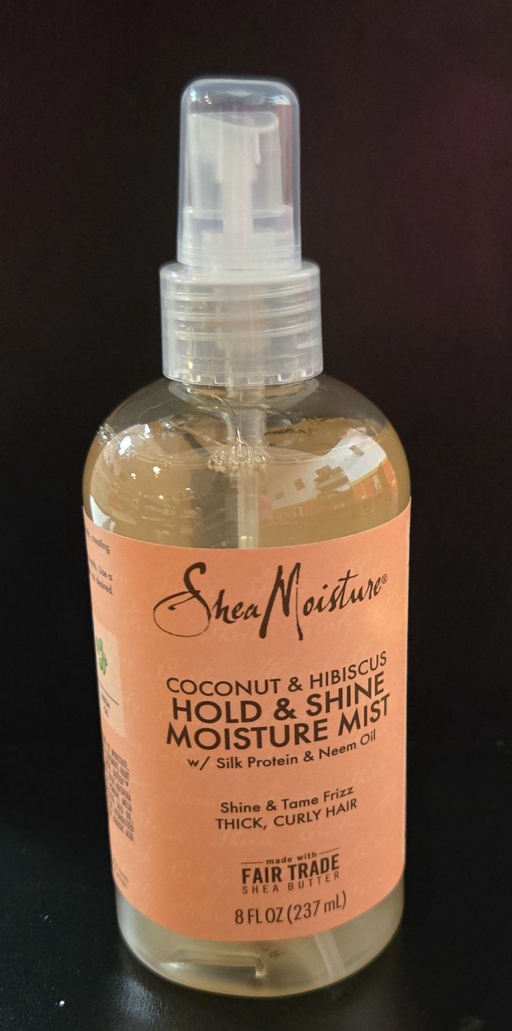 Shea moisture hld &amp; moisture mistshine
