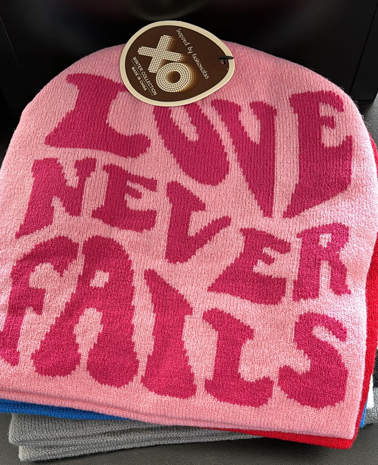Xo winter beanie love never fails