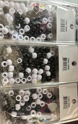 BLK and White BEADS