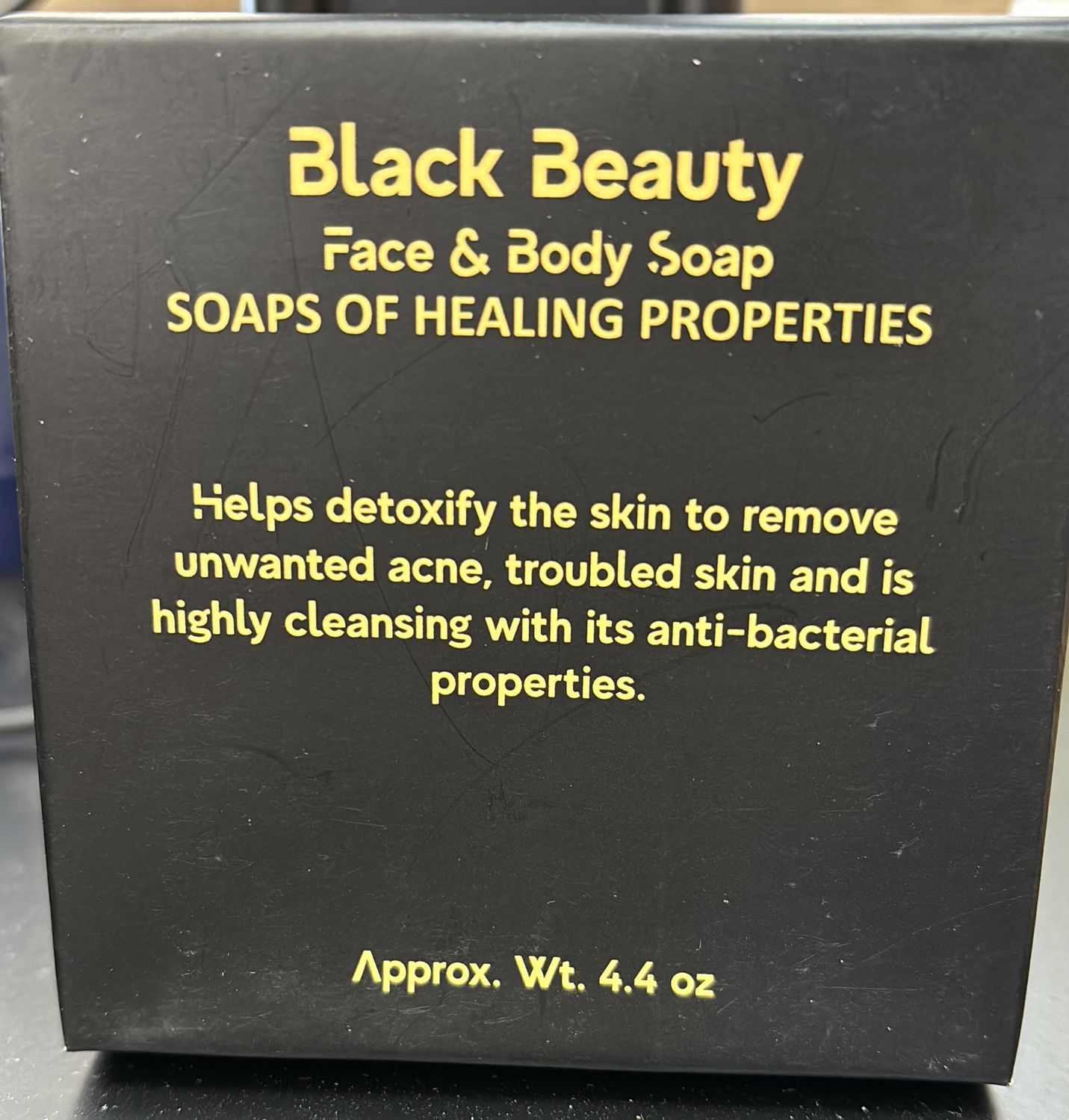 BLACK BEAUTY FACE AND BODY SOAP 4.4 oz
