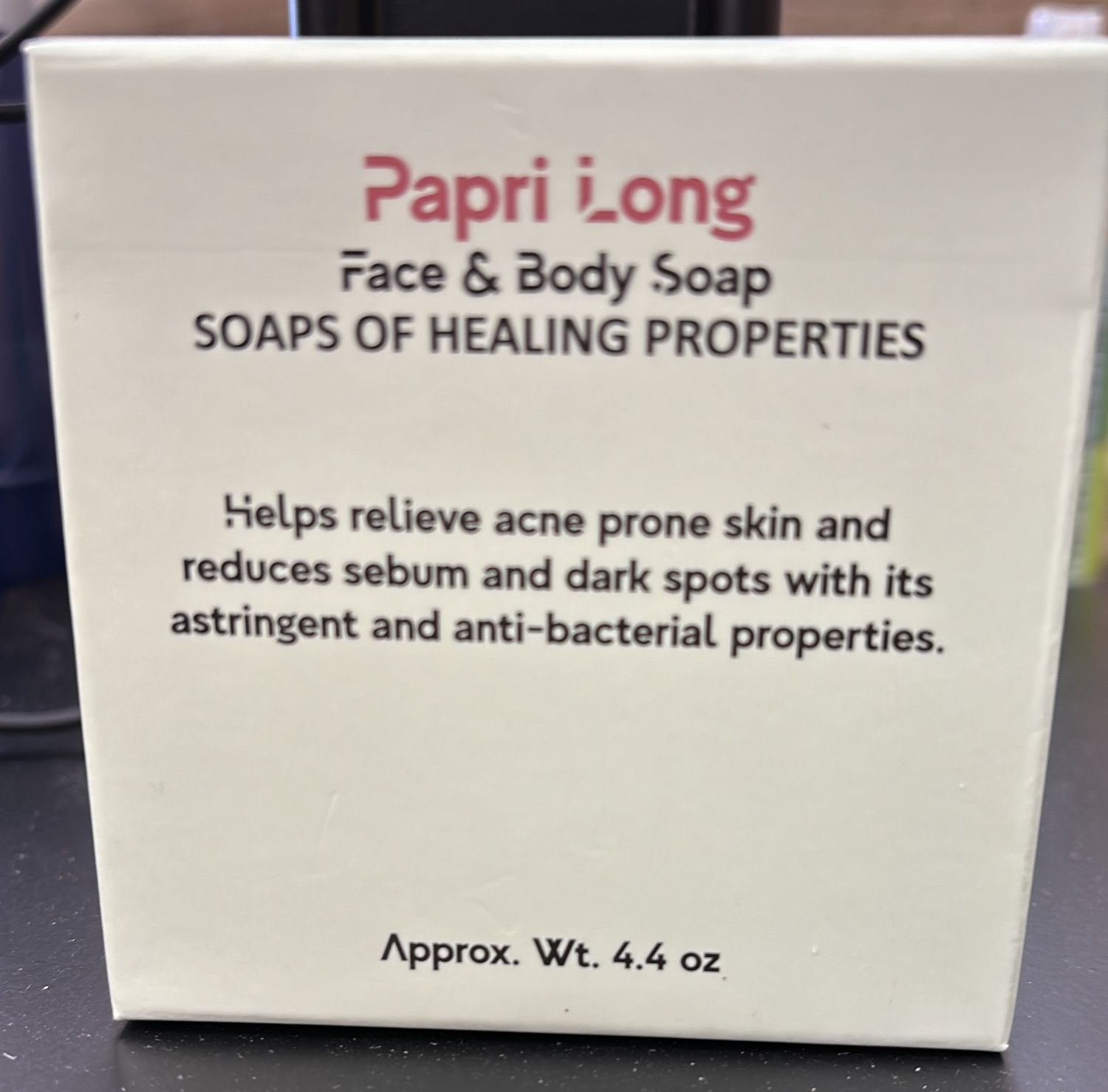 PAPRI LONG FACE AND BODY SOAP 4.4 oz