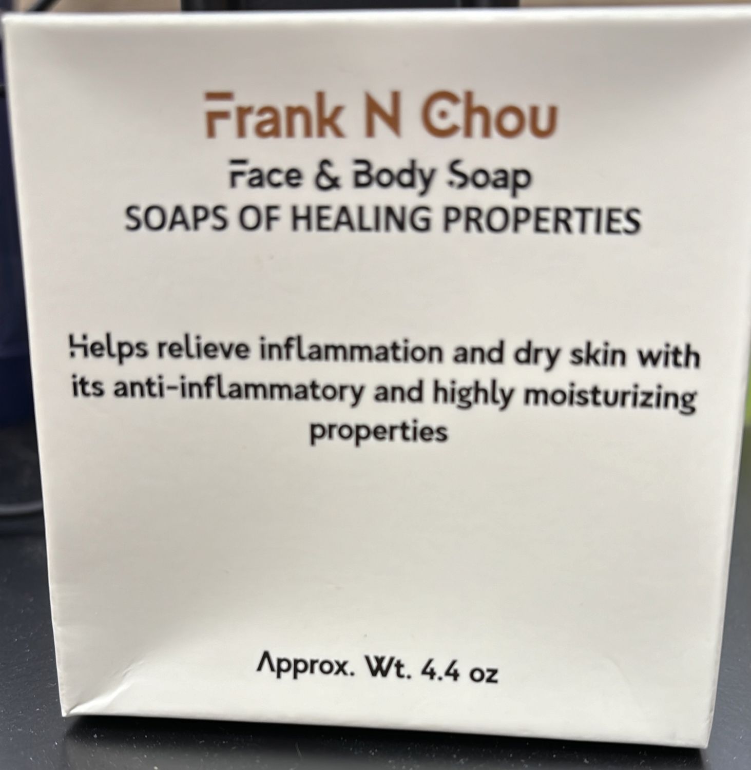 FRANK N CHOU FACE AND BODY SOAP 4.4 oz