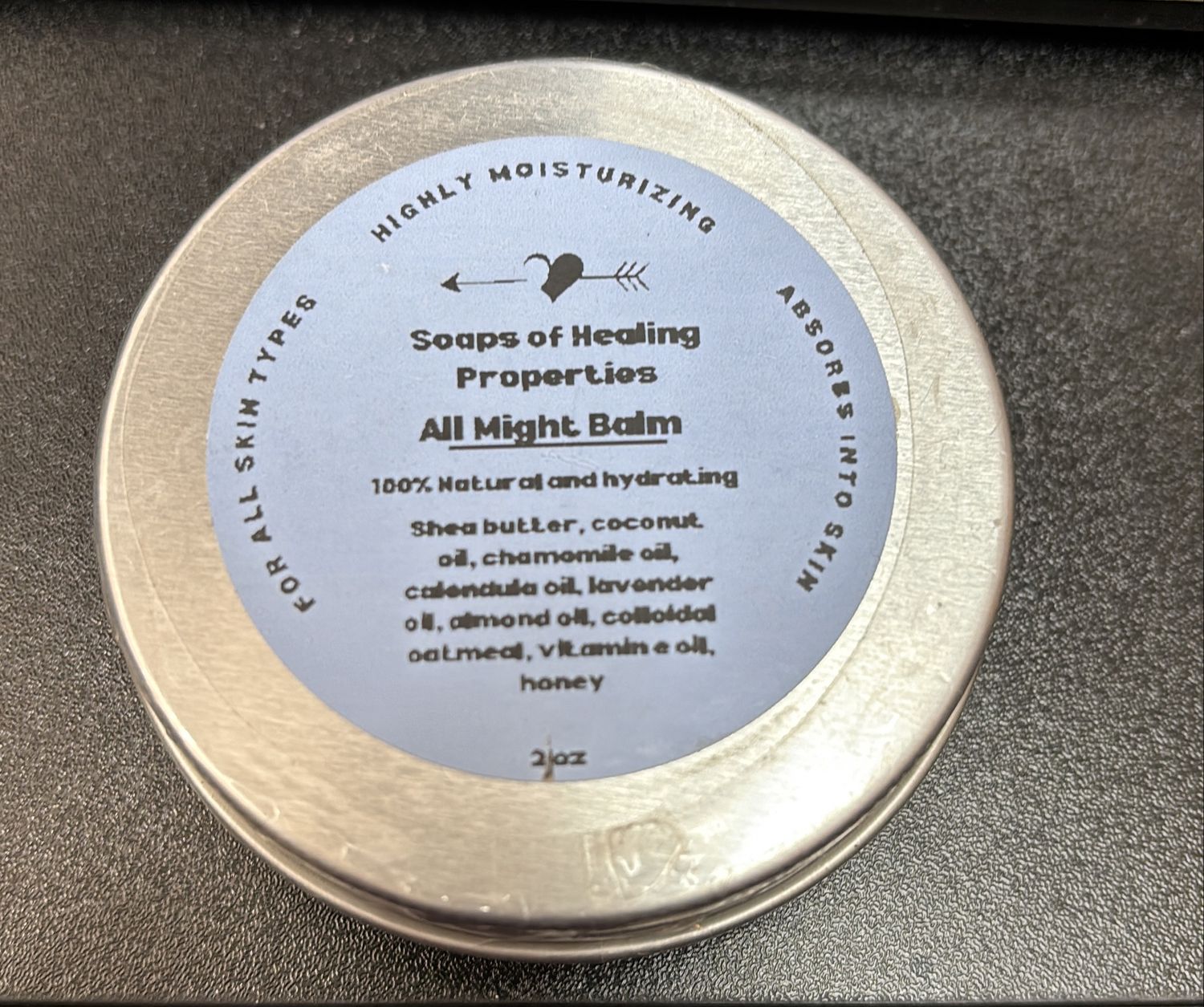 SOAPS OF HEALING PROPERTIES ALL MIGHT BALM