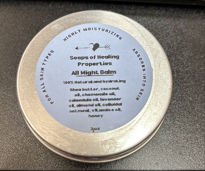 SOAPS OF HEALING PROPERTIES ALL MIGHT BALM