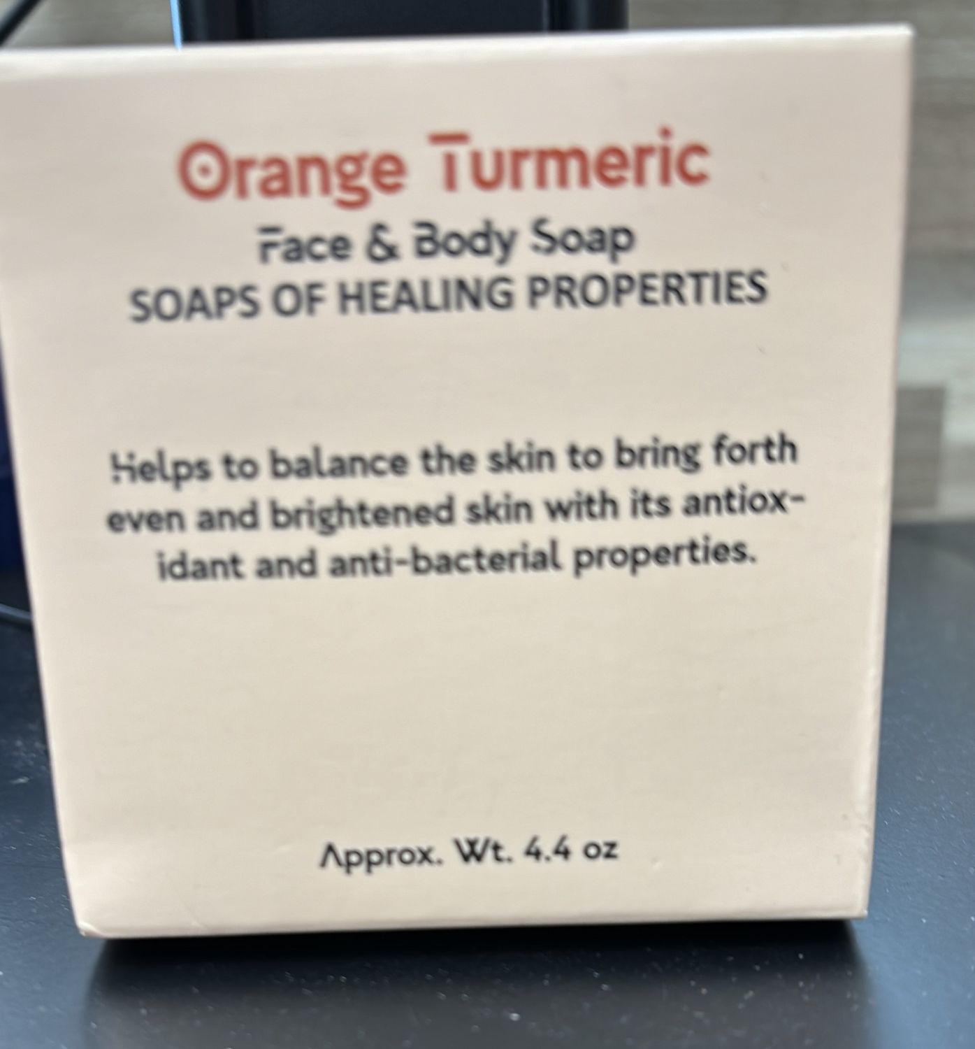 ORANGE TUMIRIC FACE AND BODY SOAP 4.4 oz