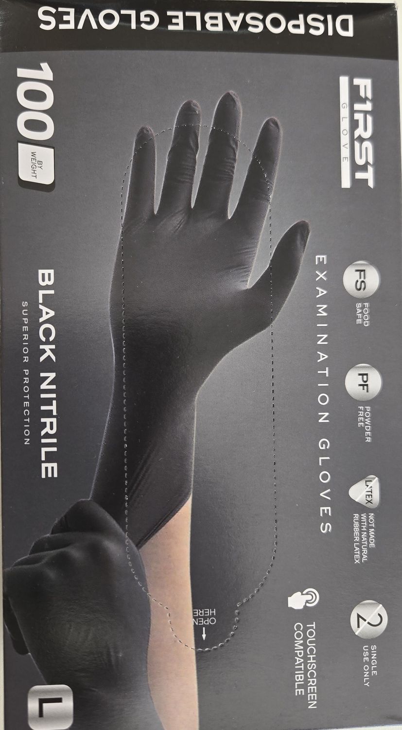 Nitrile gloves L