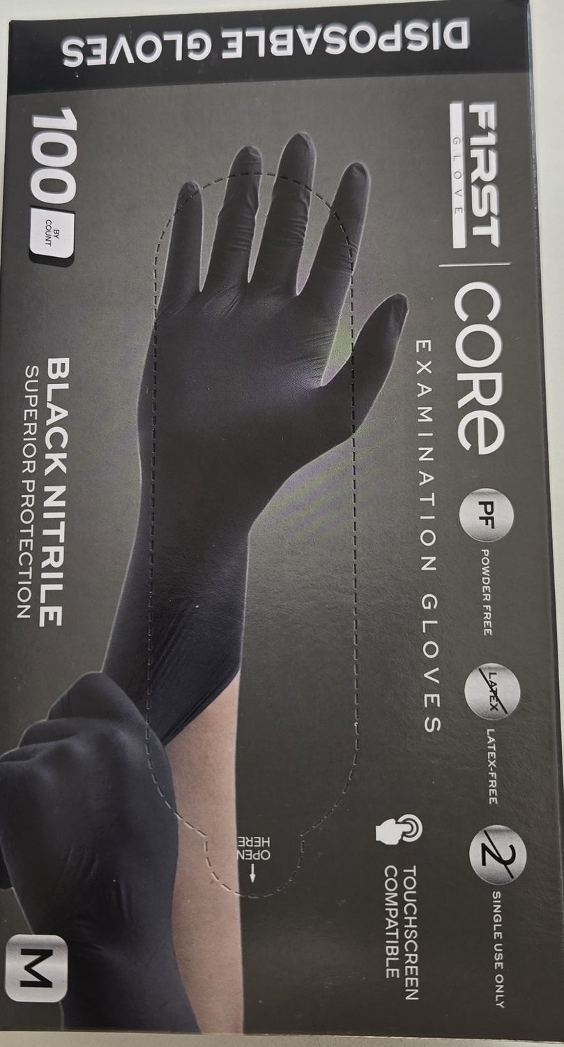 Nitrile gloves m