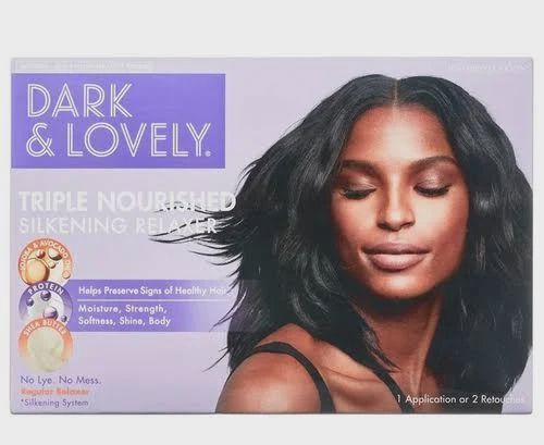 Dark and lovely no-lye relaxer kit reg