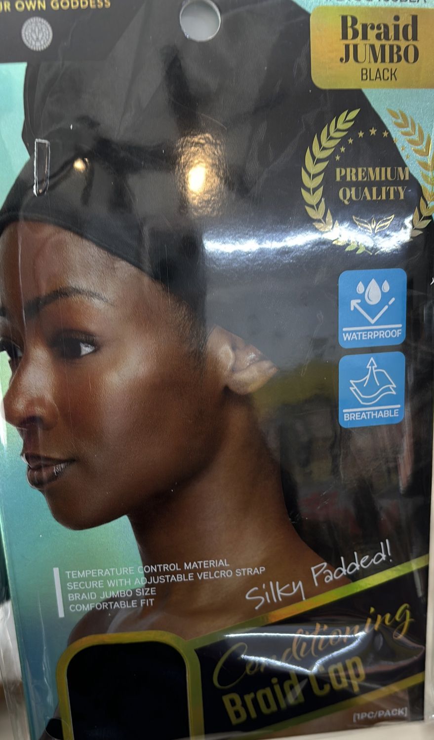 Magic Collection conditioning braiding cap blk