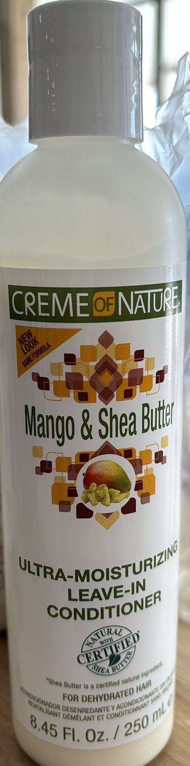 Creme of nature mango &amp; shea leave in conditioner