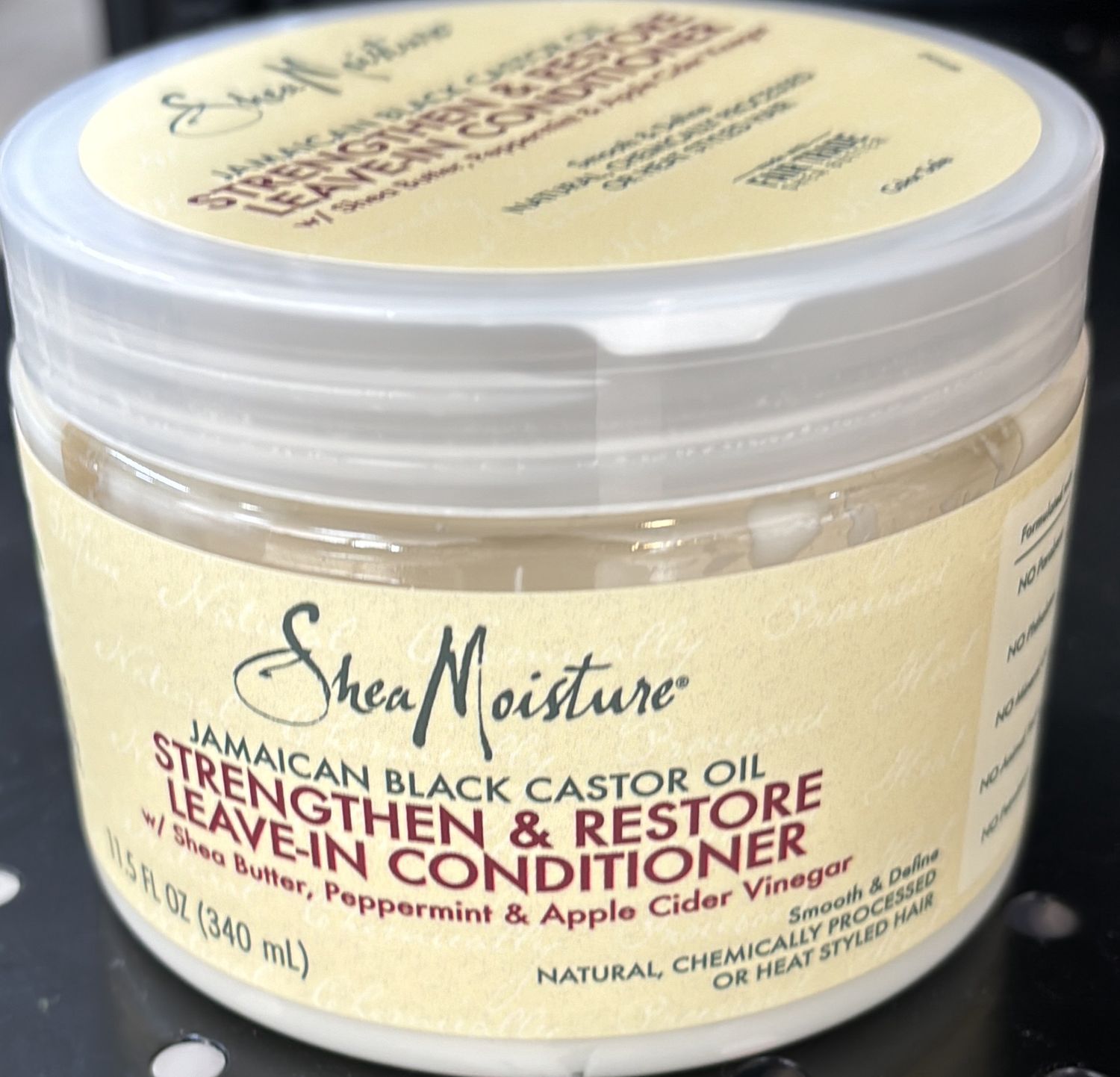 Shea moisture jam leave in conditioner