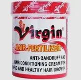 Virgin hair fertilizer jar