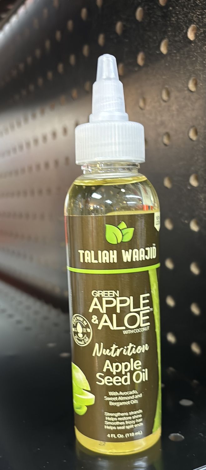 Taliah waajid green apple and aloe oil