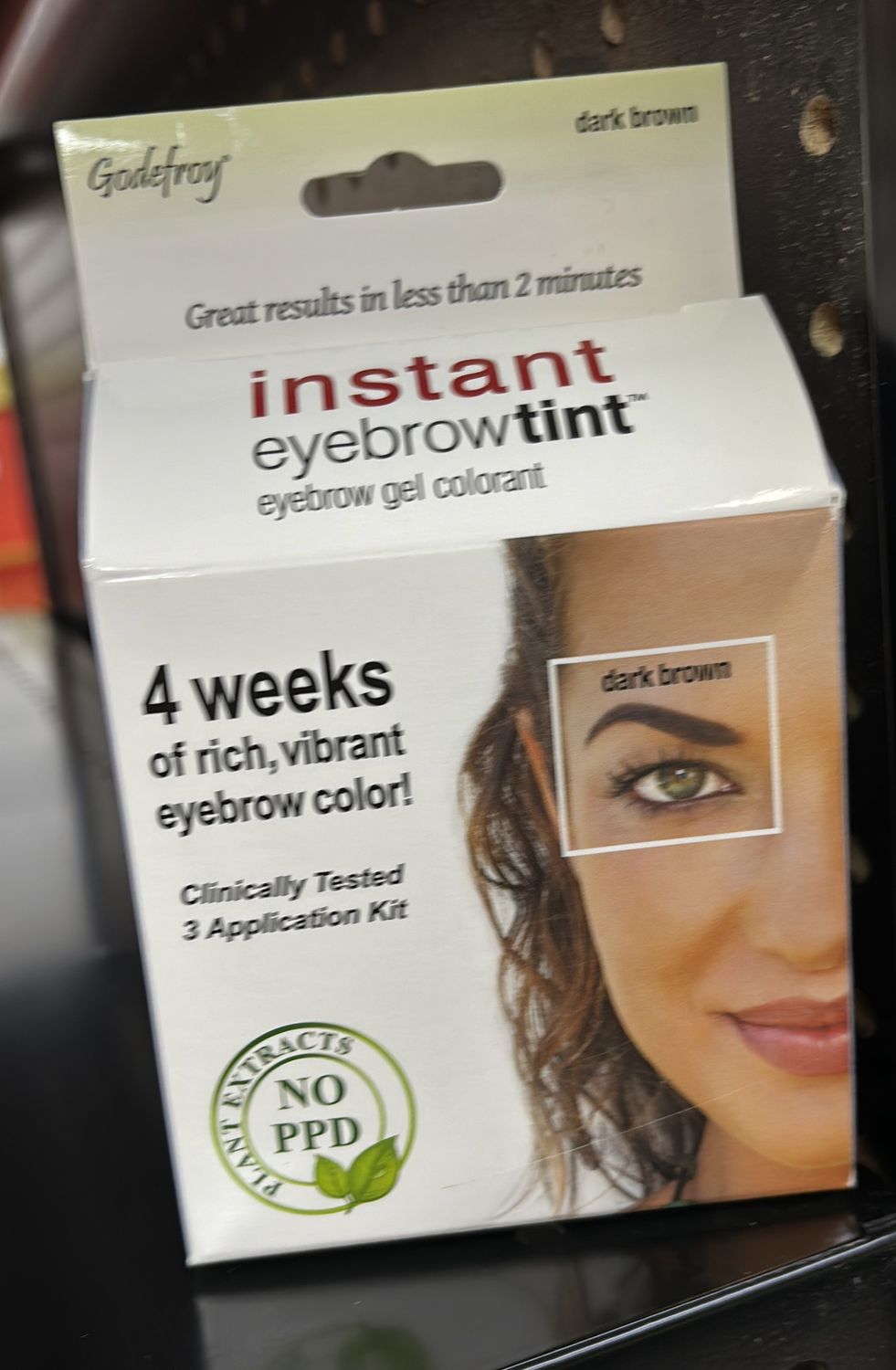 Godfrey Eyebrow tint kit dark brown