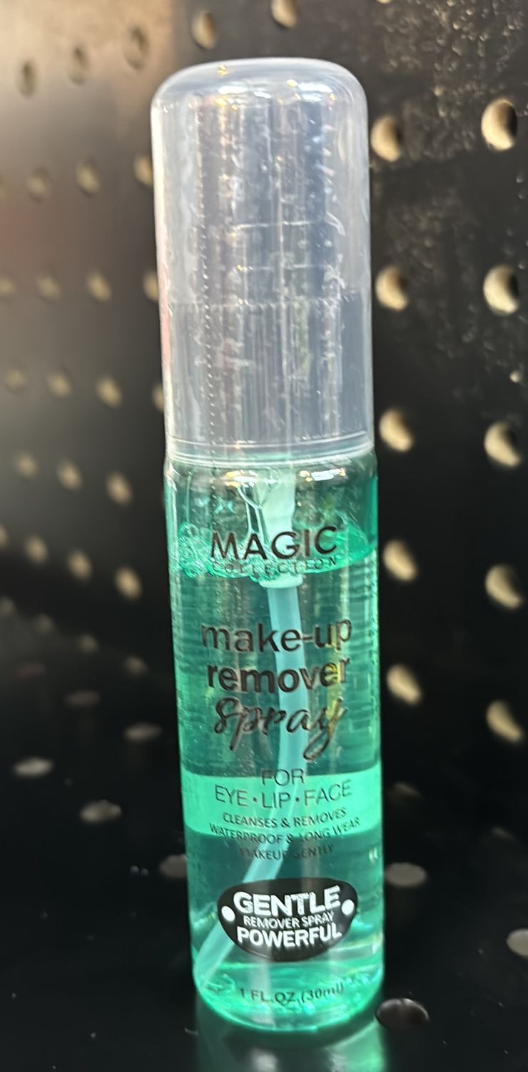 Make up removal spray