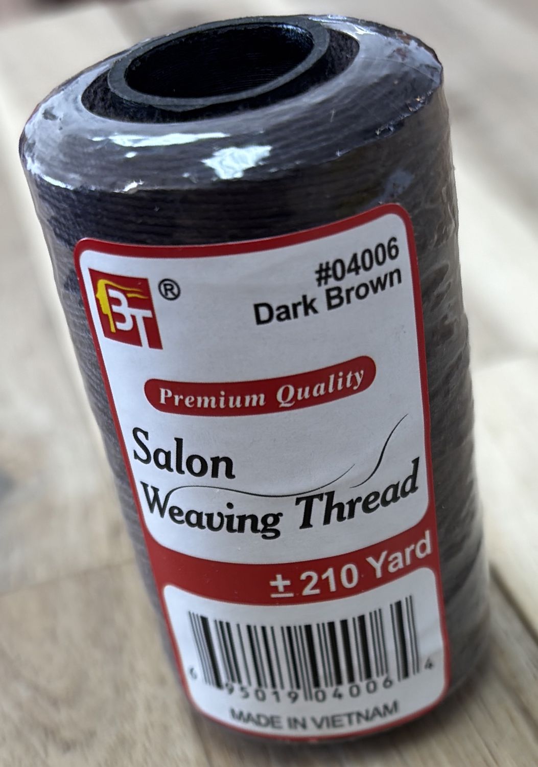 Salon weaving thread coloer black