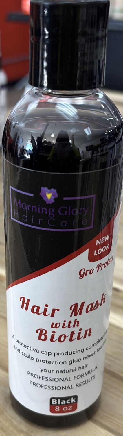 MORNING GLORY HAIR MASK 8oz CLEAR