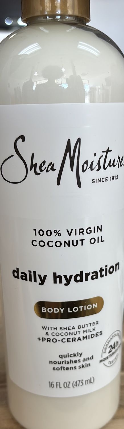 Shea moisture 100% coconut oil body lotion
