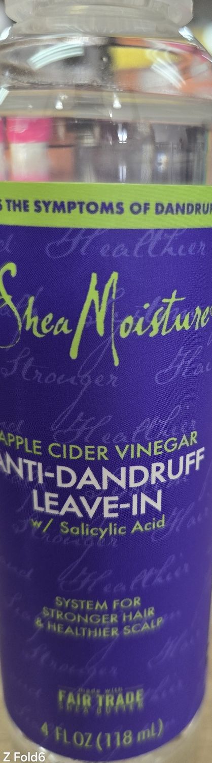 Shea moisture apple cider anti dandruff lv in