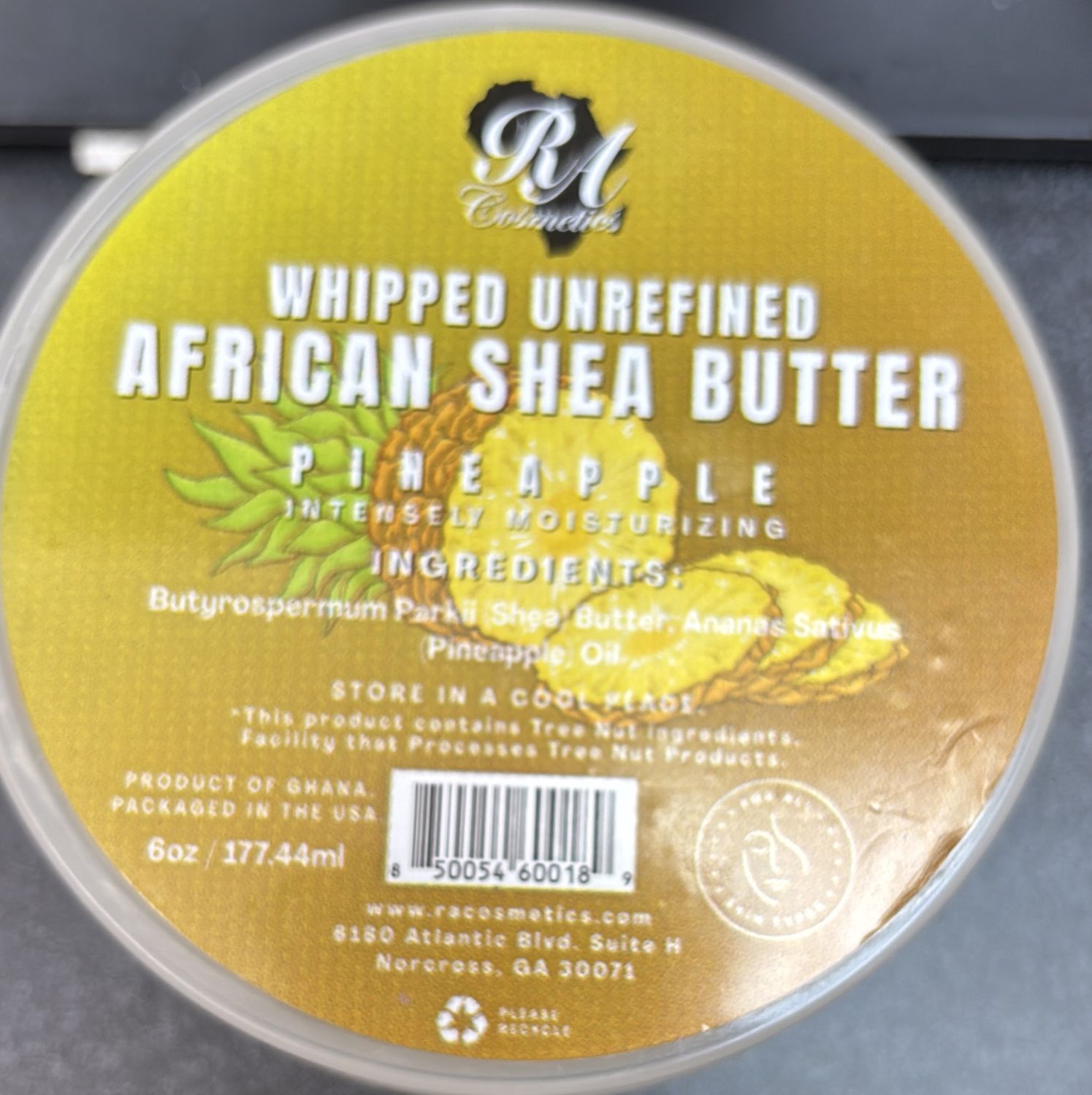 Ra  Cosmetics Pineapple Whipped Shea Butter