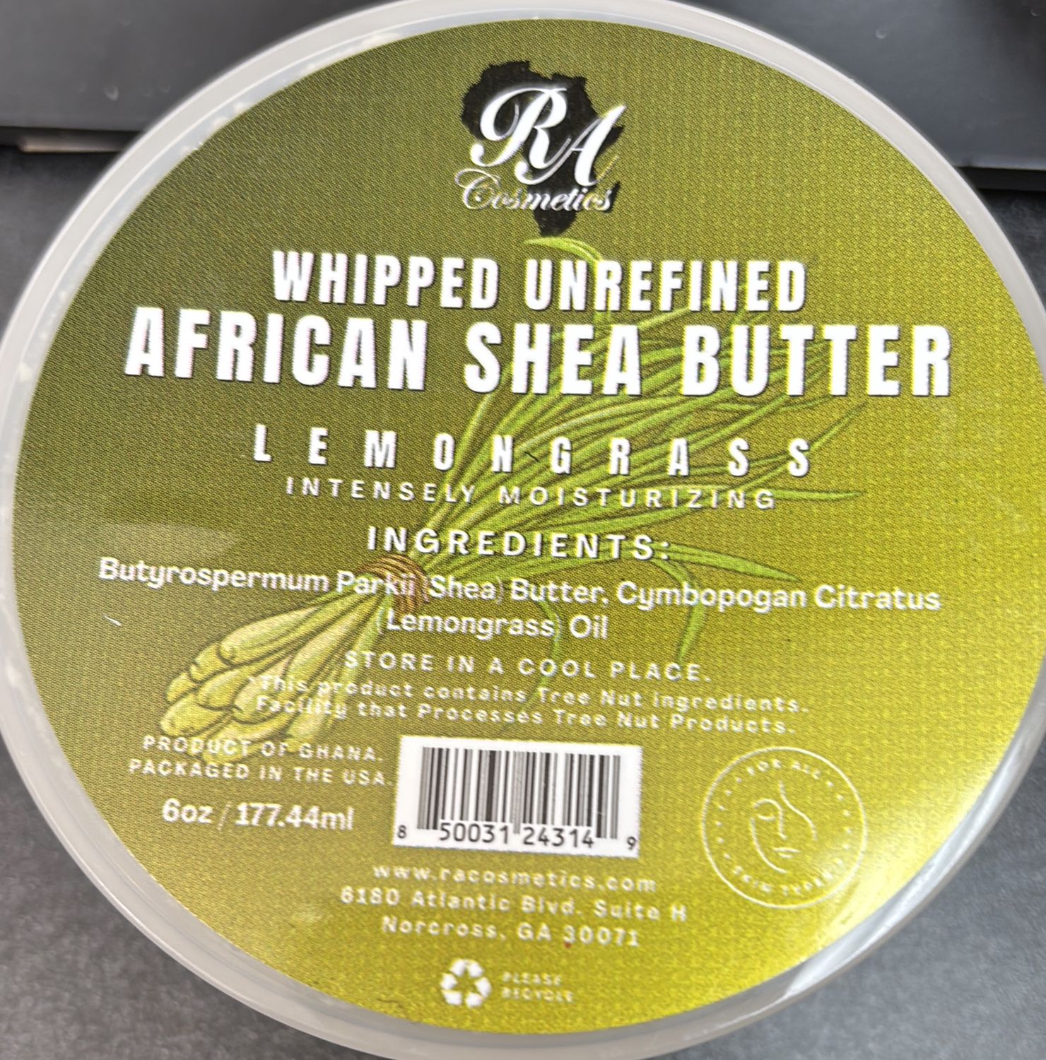 Ra Cos Whip Shea Butter Lemon Grass