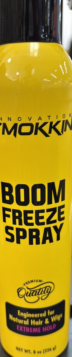 Smokkin boom freeze spray