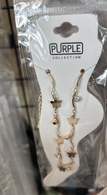 Purple Collection Gold Anklet