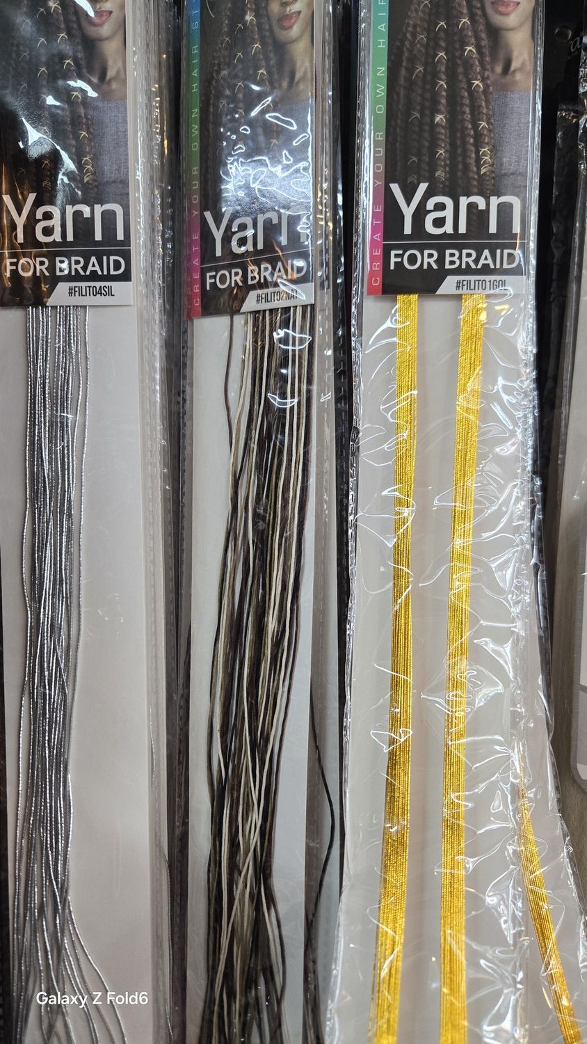 Magic String Braids Braiding Hair Deco Silver