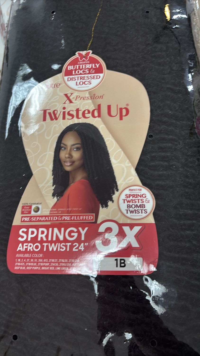 Outre springy Afro twist 1B 24”