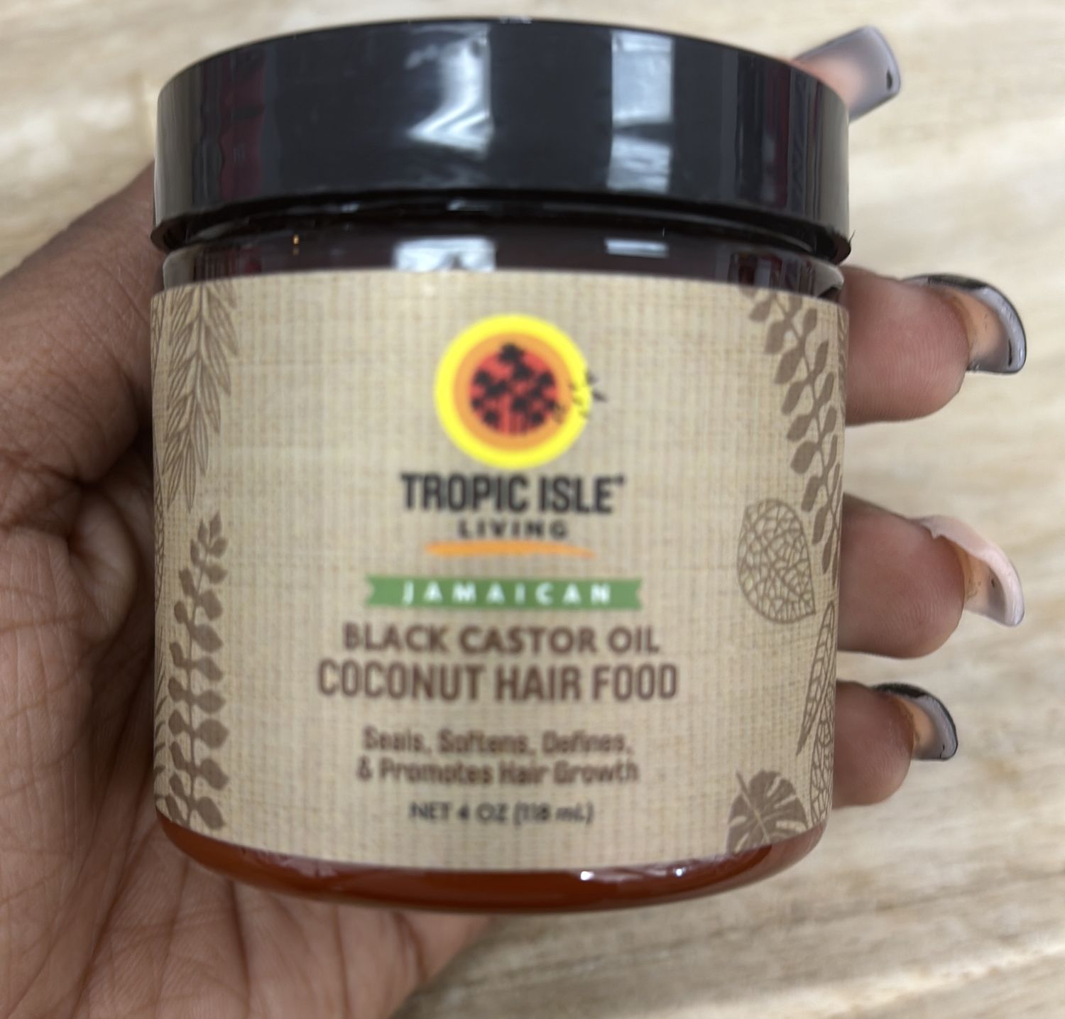 Black Castor Oil Coconut Hair Food