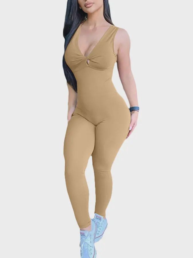 Beige one piece Small