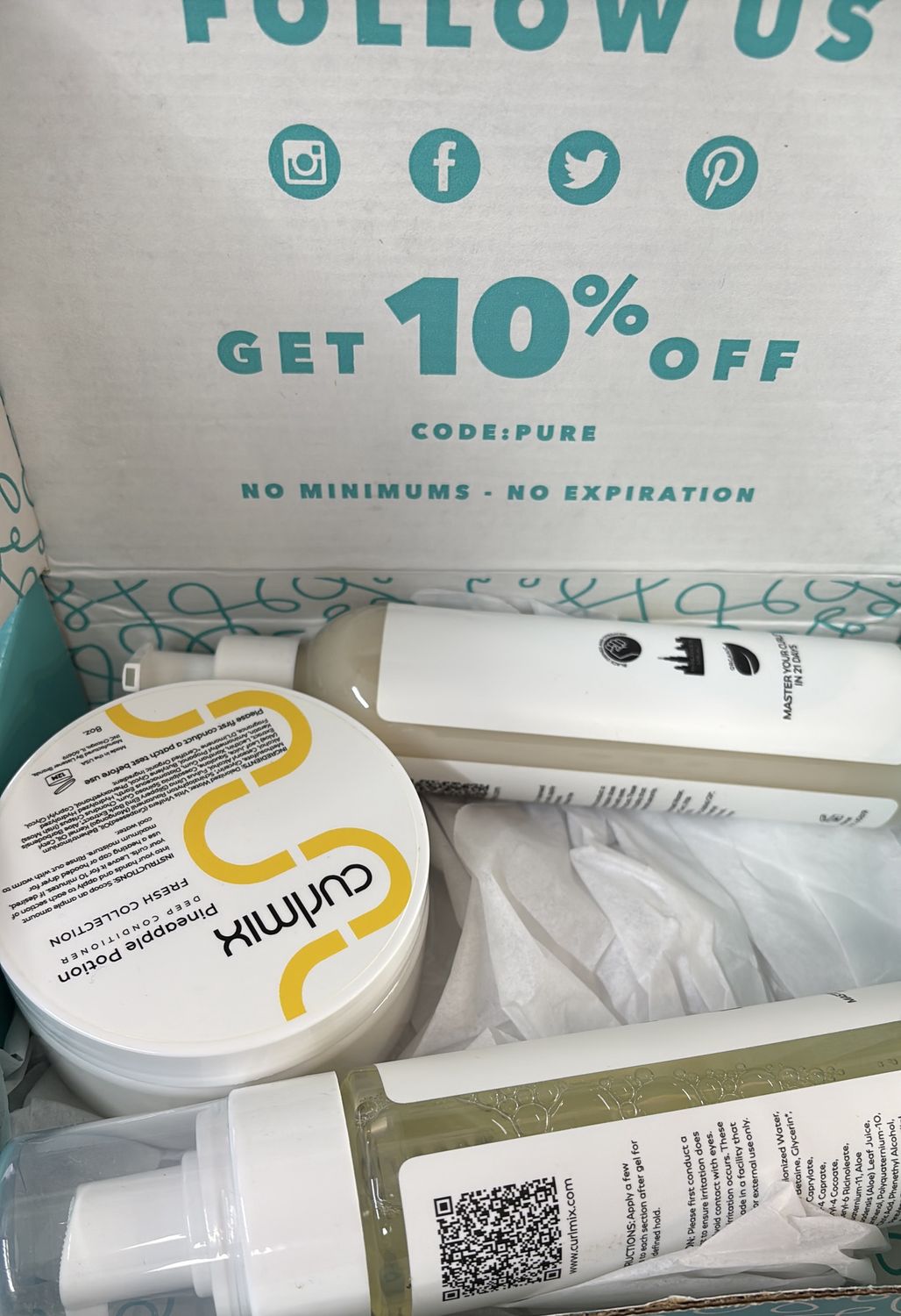 curl mix box products