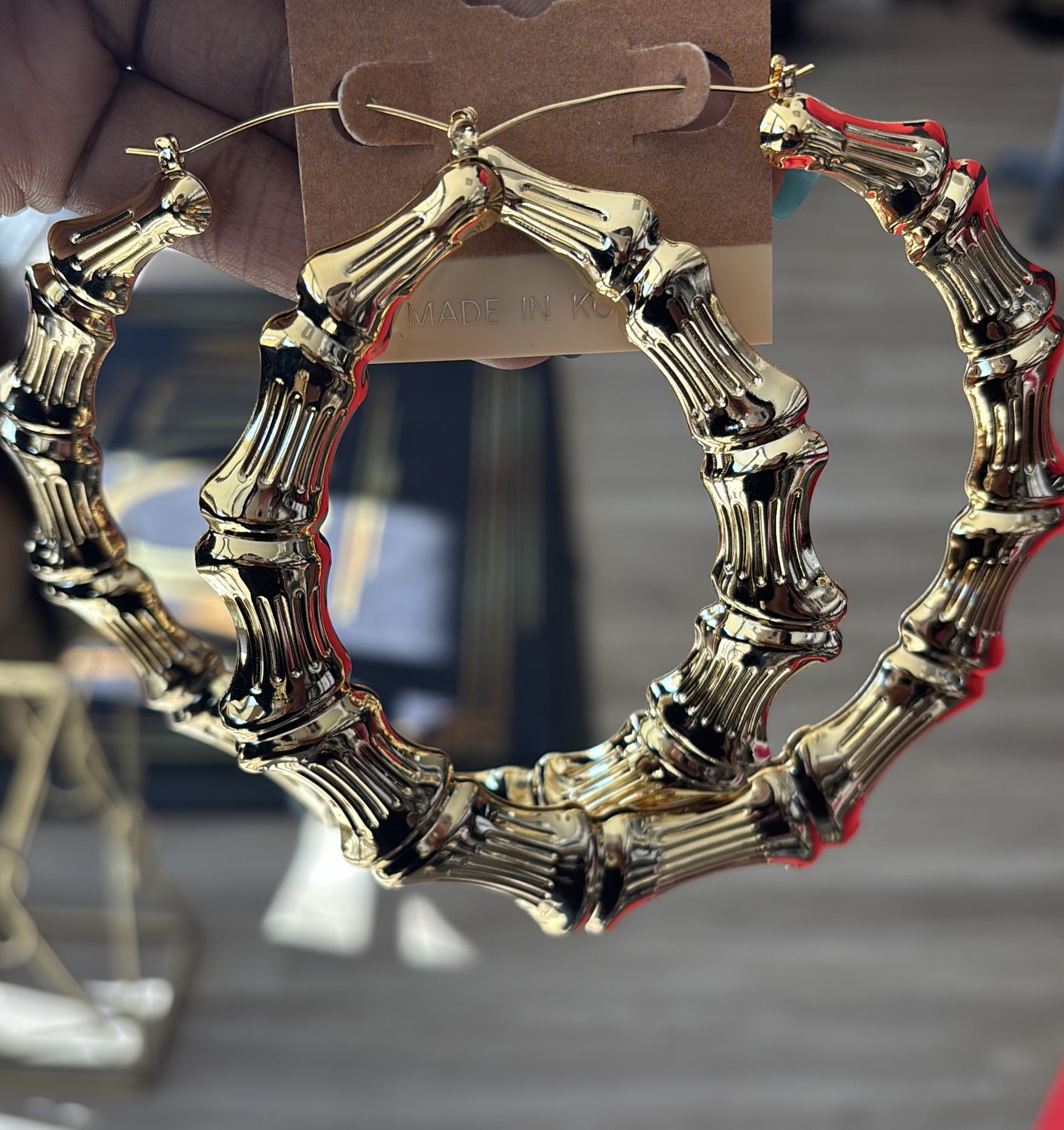 Big Pinpatch earrings