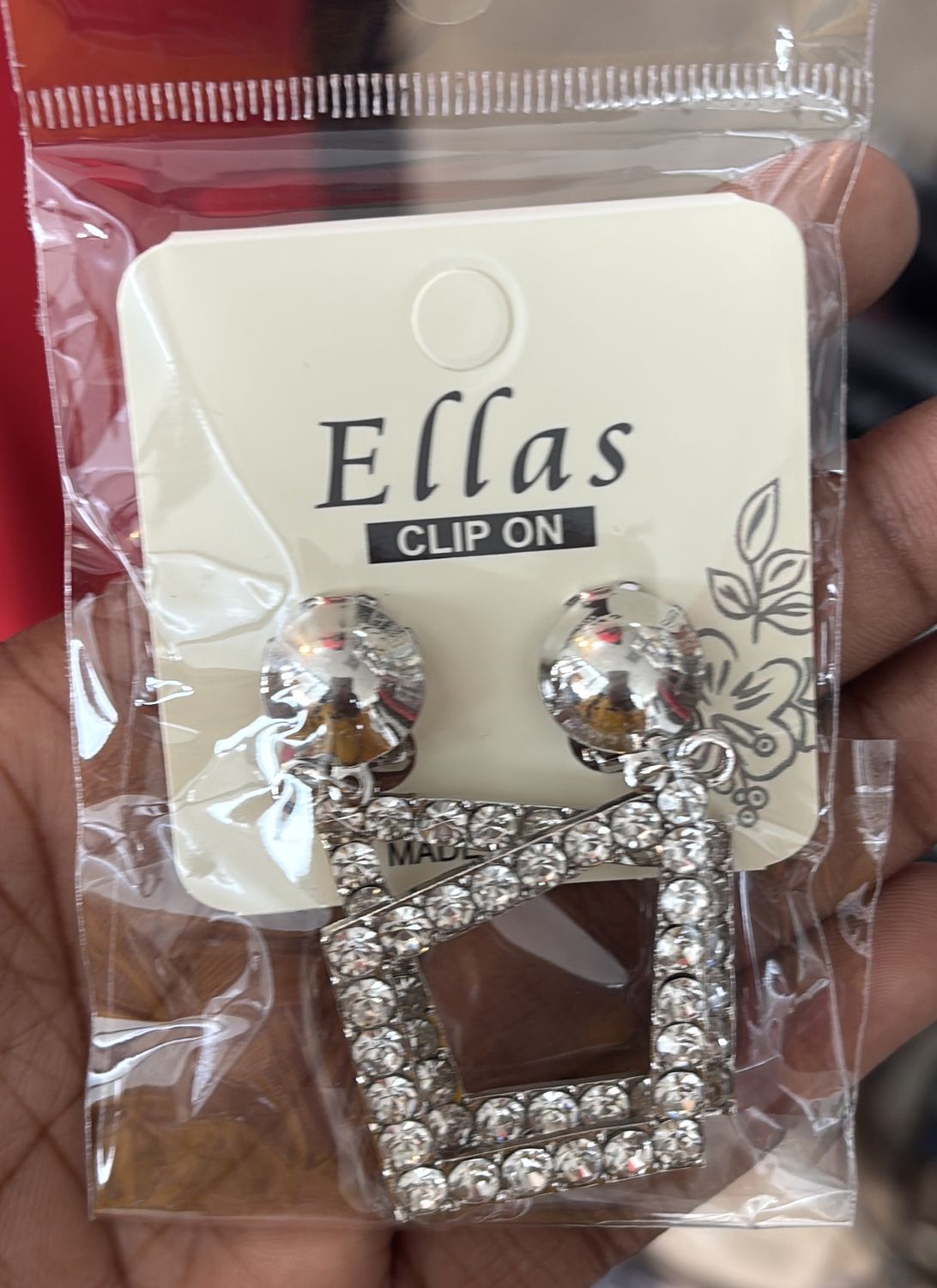 Ellas clip on earrings