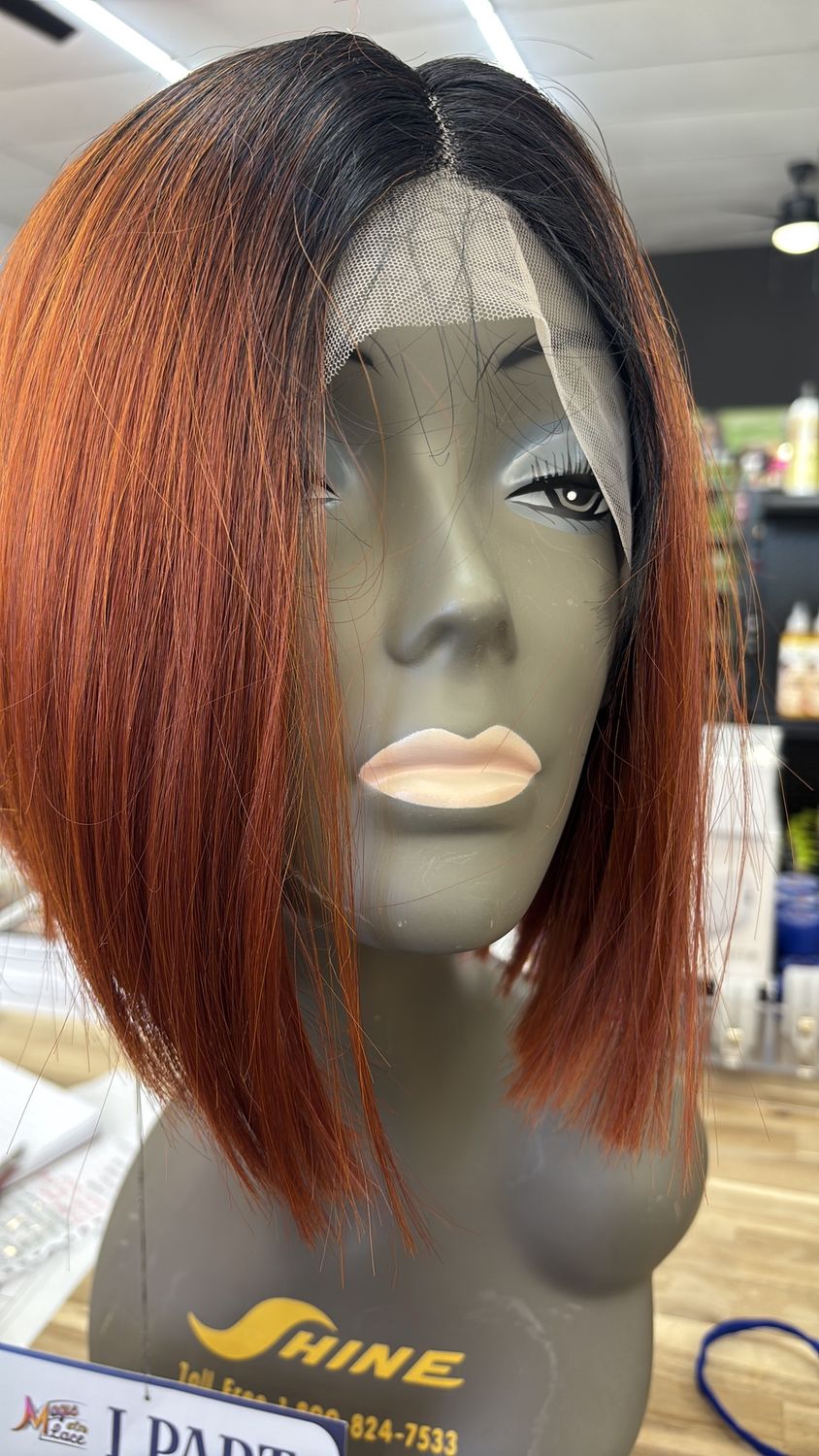 Magic Lace front Wig Auburn Red