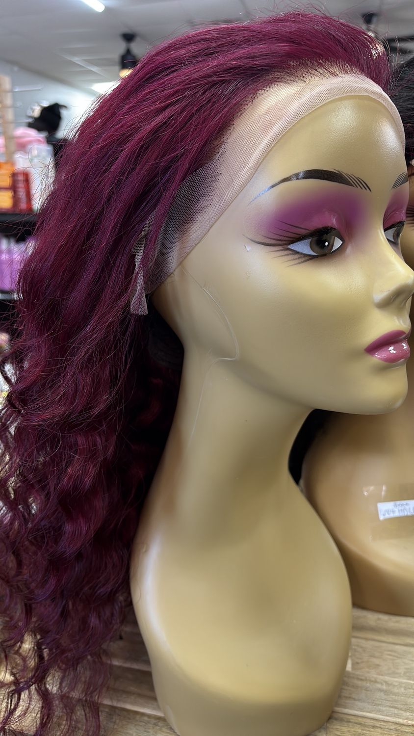 6x4 HD lace burgundy