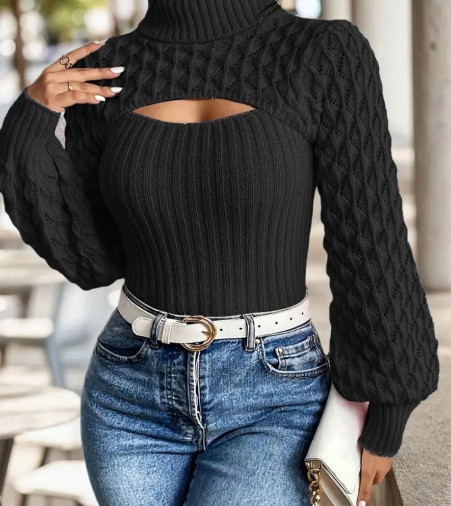 Black sweater XL