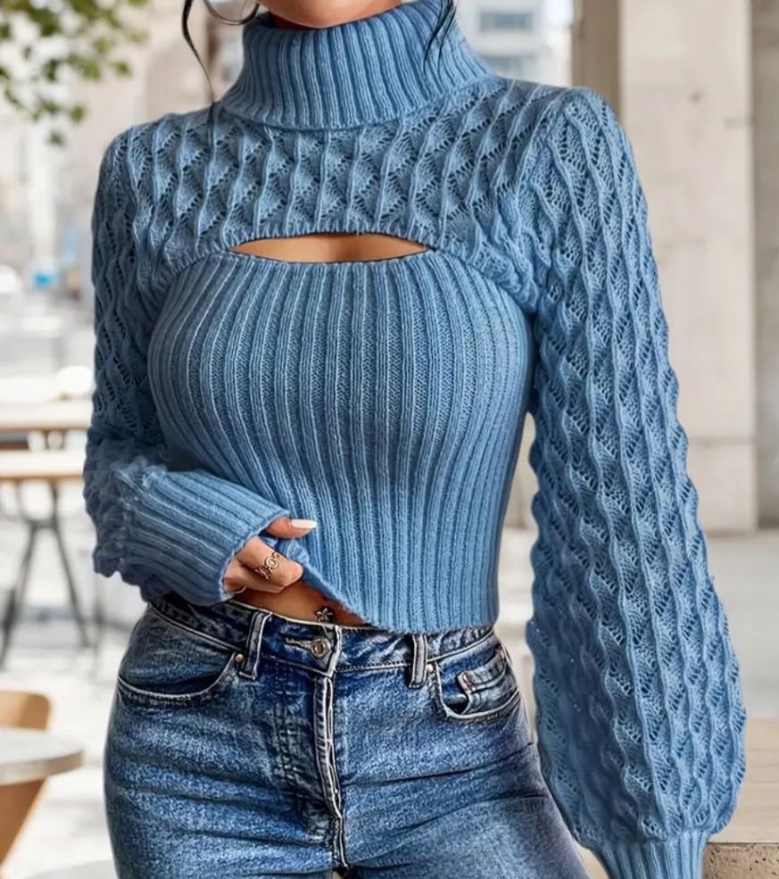 blue sweater medium