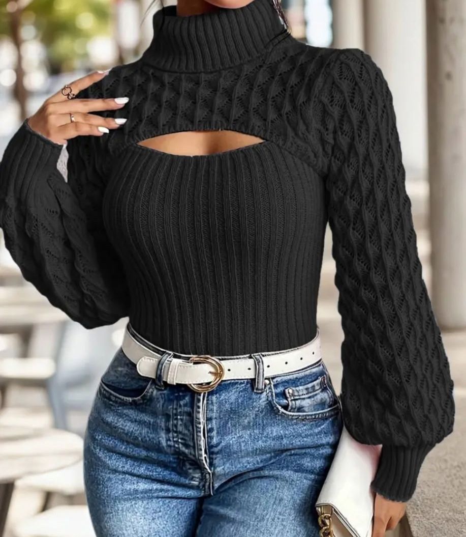 Black sweater Medium