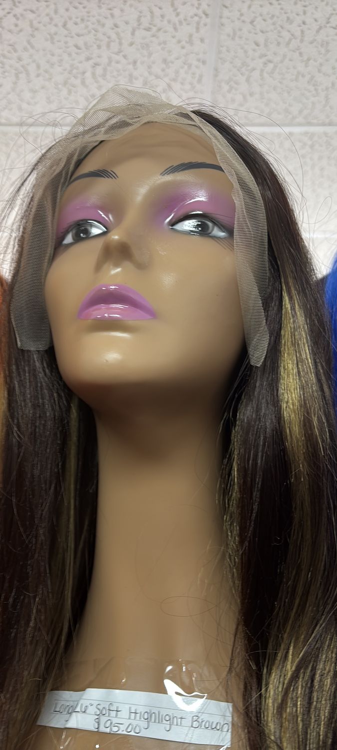 long 26” soft highlight brown