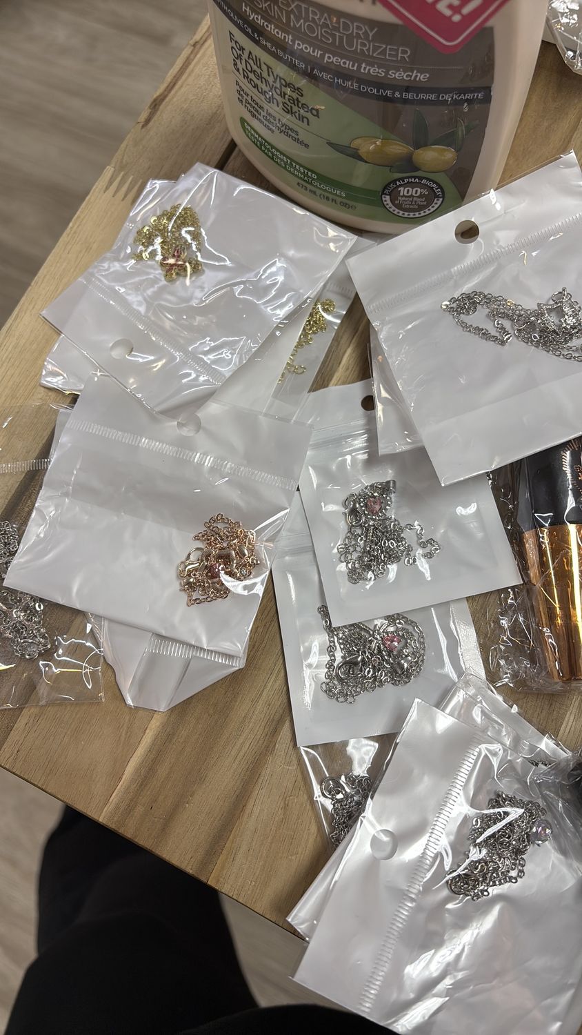 Necklaces different styles