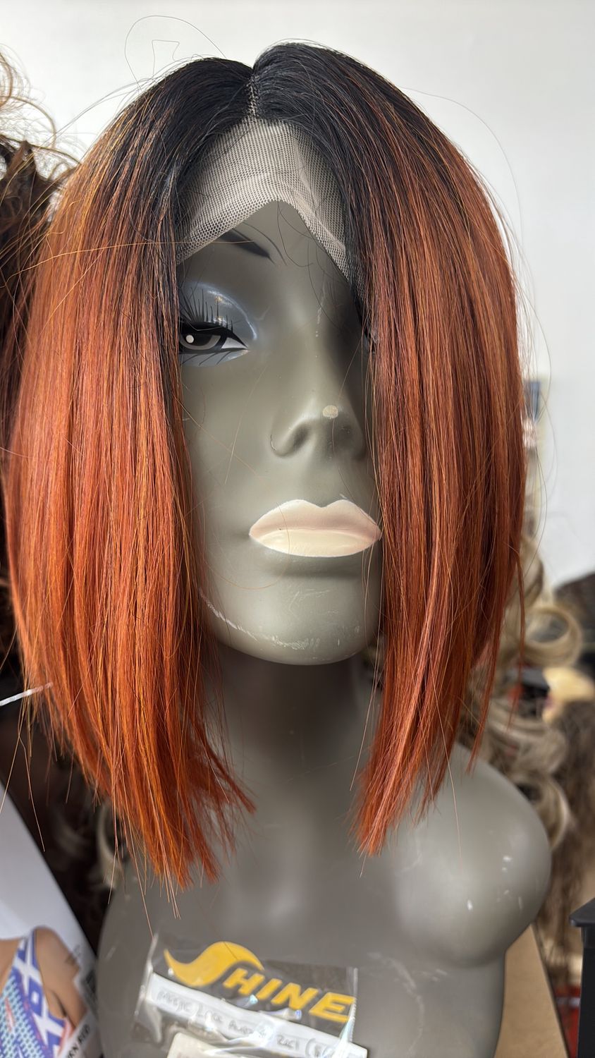 Magic Lace front Wig Auburn Red