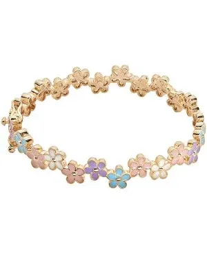 Blossom Flower  Kids Bracelets Gold