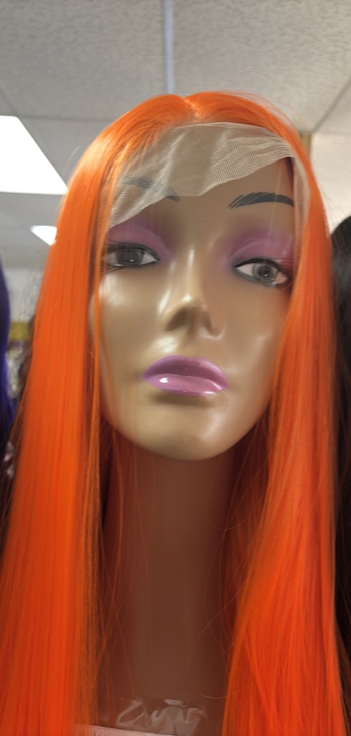 13x4 Luxury Orange wig 24”