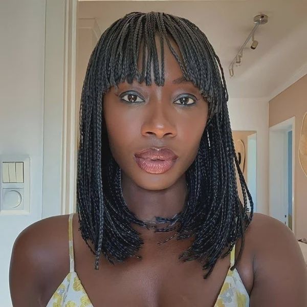 Braided Bob Wig 14”