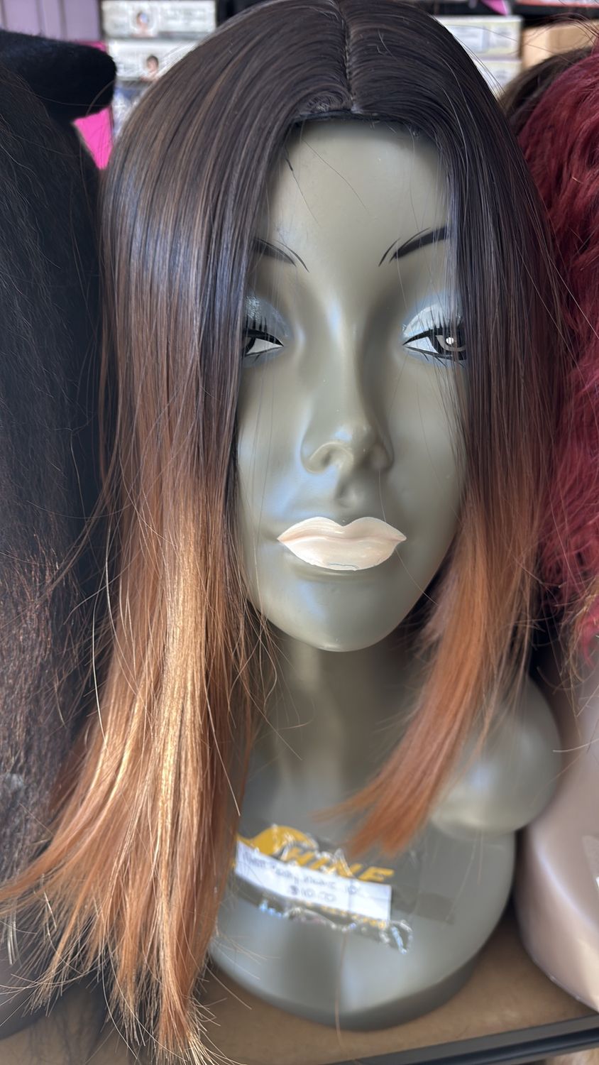 Rust body wave wig 10”