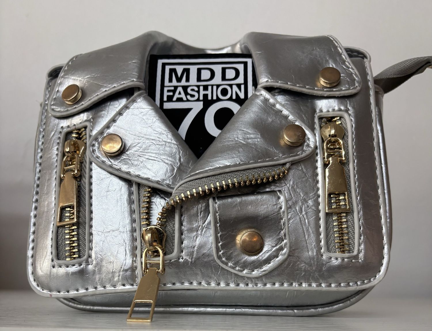 Purse Silver jacket mini